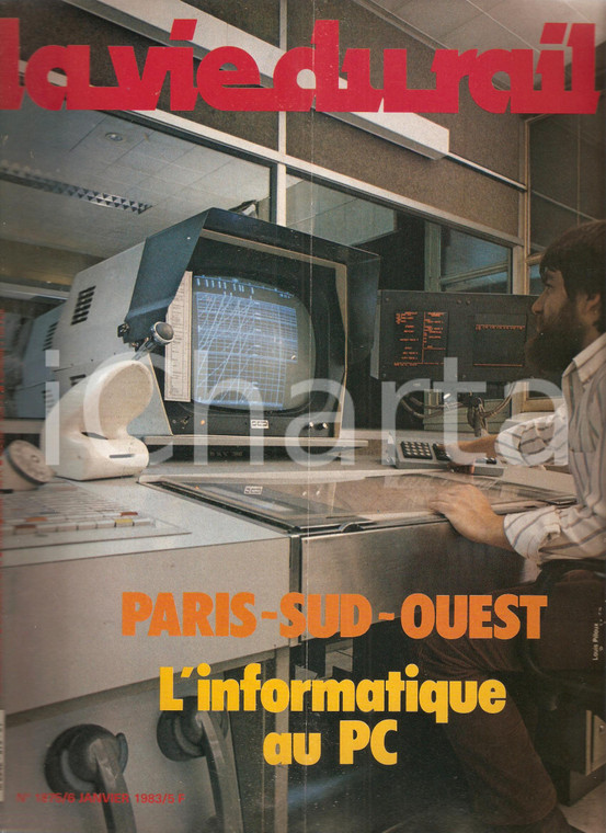 1983 LA VIE DU RAIL n. 1875 Sala di controllo Gare de PARIS -SUD-OUEST *Rivista