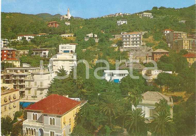 1974 ALASSIO (SV) Frazione SOLVA e panoramica collinare *Cartolina FG NV