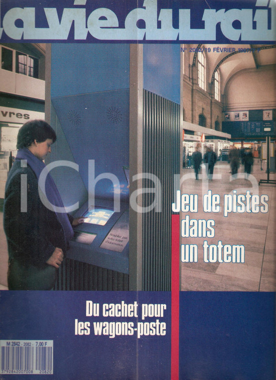 1987 VIE DU RAIL 2082 Biglietteria automatica a PARIS - AUSTERLITZ Rivista