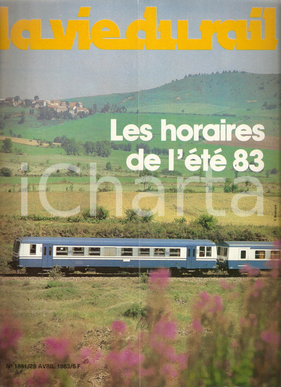 1983 VIE DU RAIL n.1891 Autorail Le Monastier - La Bastide à LARZALIER *Rivista