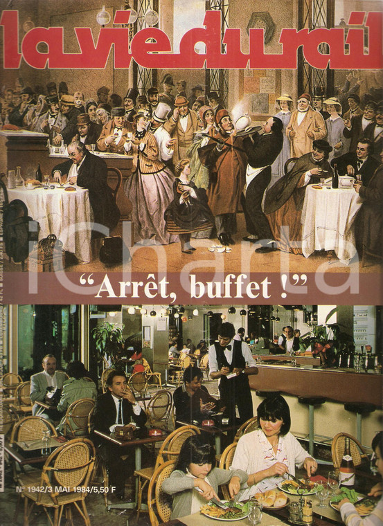 1984 VIE DU RAIL n.1942 Buffet alla stazione di MONTPELLIER *Rivista