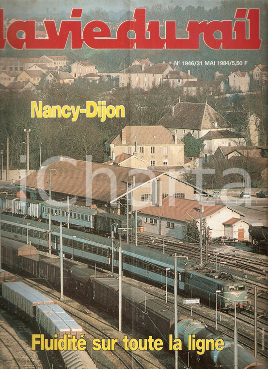 1984 VIE DU RAIL n.1946 Treno CORAIL alla stazione di NEUFCHATEAU *Rivista