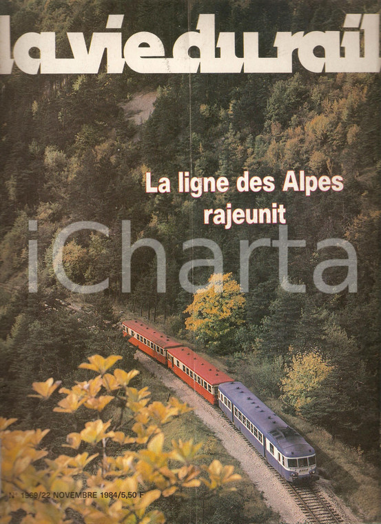 1984 LA VIE DU RAIL n. 1969 Treno 8786 a SAINT MAURICE EN TRIEVES *Rivista