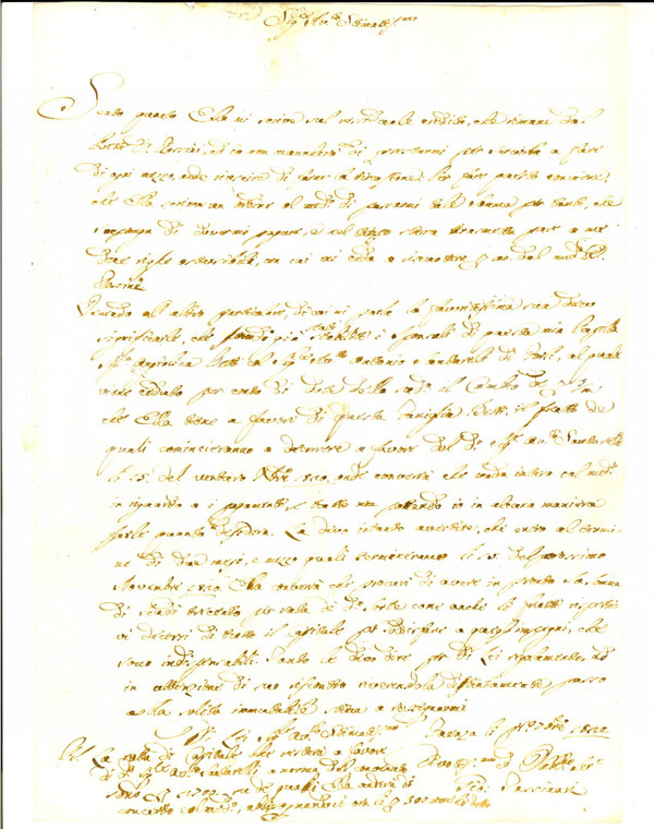 1820 FAENZA Giovanni TASSINARI sulle nozze della sua pupilla Angiolina BETTI
