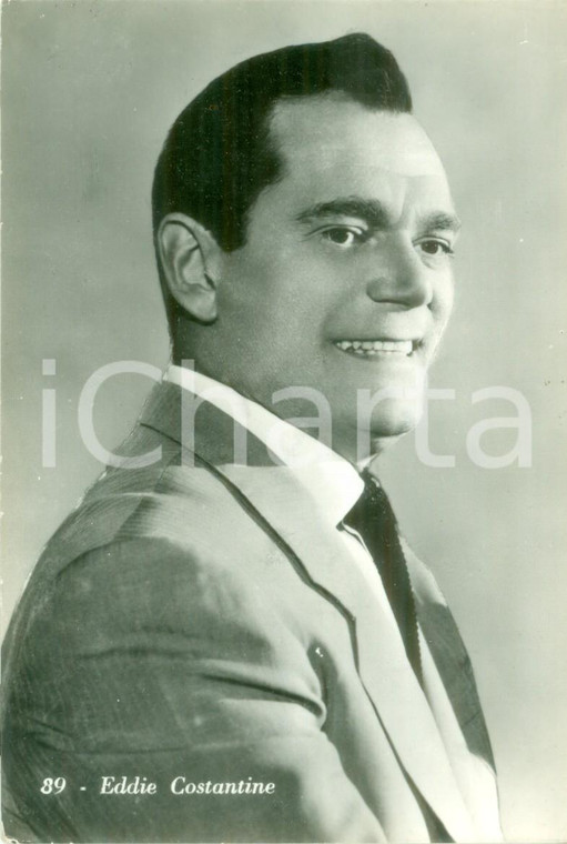 1950 ca CINEMA Attore e cantante Eddie CONSTANTINE *Cartolina FG NV