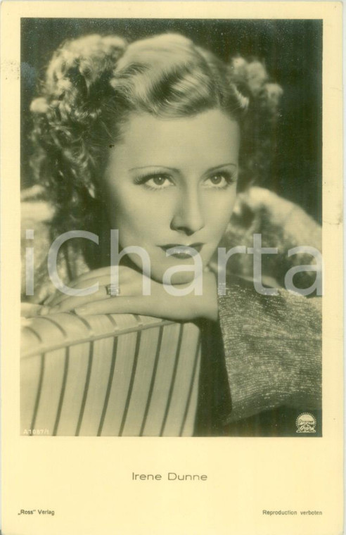 1935 ca CINEMA Attrice Irene DUNNE Paramount Pictures *Cartolina FP NV