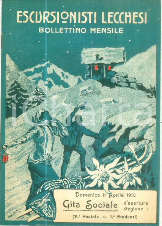 1915 ESCURSIONISTI LECCHESI Campionato nazionale di sci *Rivista