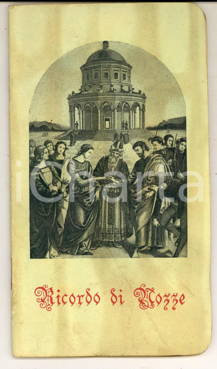 1945 BRUSNENGO (BI) Libretto ricordo nozze Italo GNOTTA - Velina SERRA pp. 52