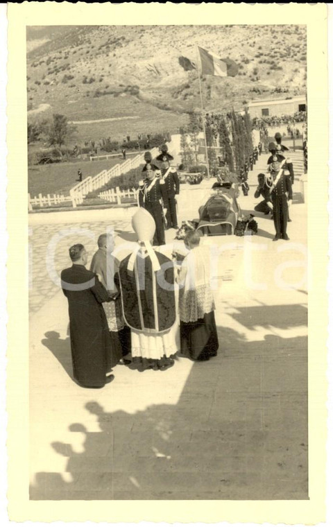 1953 MIGNANO MONTE LUNGO Cerimonia Militare - Benedizione del vescovo *Foto