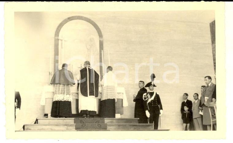 1953 MIGNANO MONTE LUNGO Cerimonia Militare -  Messa con il vescovo *Foto