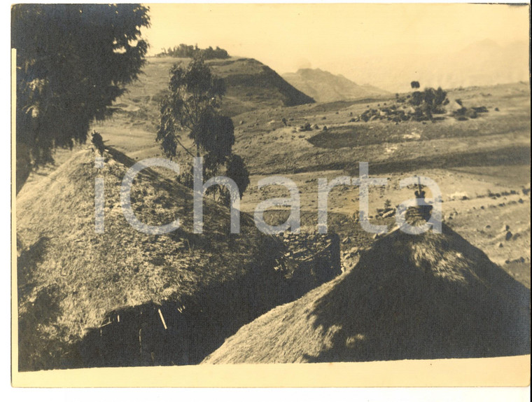 1936 AFRICA ORIENTALE ITALIANA Villaggi indigeni nel deserto *Foto 24x19