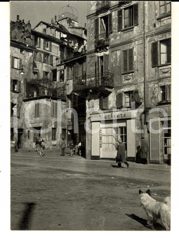 1952 MILANO Piazza del quartiere BOTTONUTO *Foto ARTISTICA 8x10 cm
