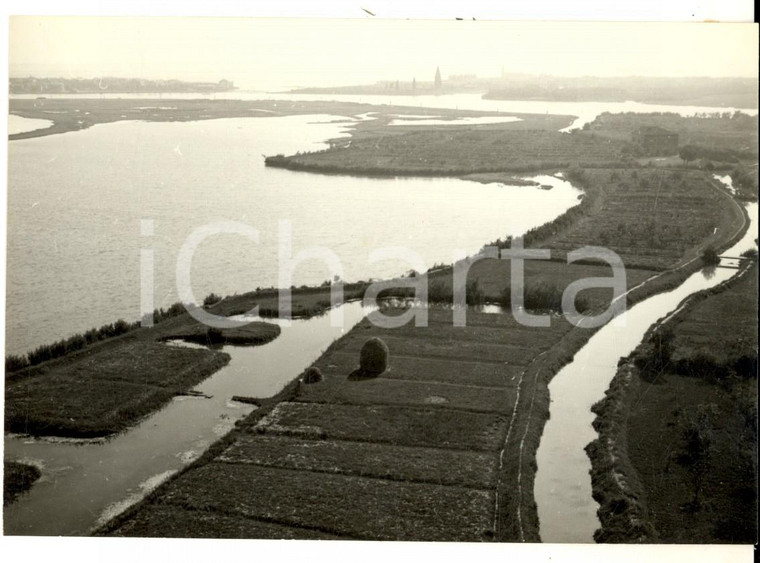 1953 TORCELLO / VENEZIA Veduta della laguna al tramonto *Foto artistica 15x10 cm