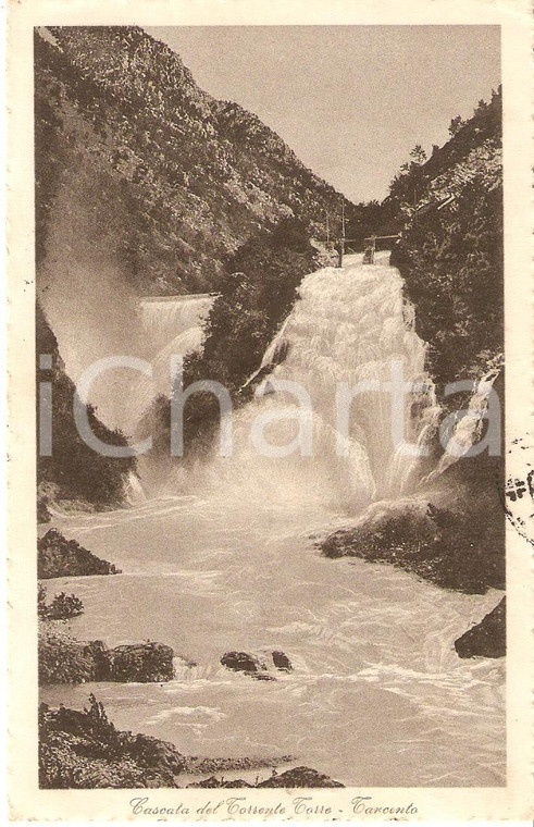 1916 TARCENTO (UD) Cascata del Torrente TORRE *Cartolina FP VG