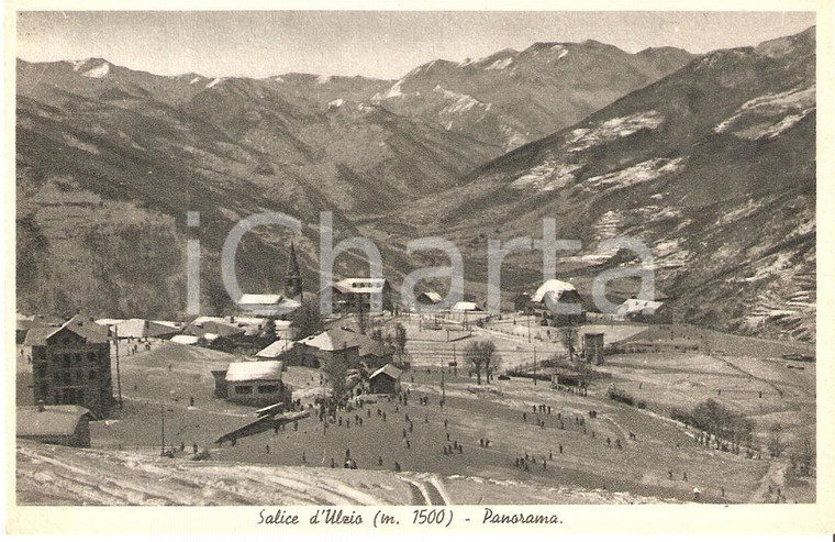 1930 ca SALICE D'ULZIO (TO) Panorama del paese *Cartolina FP NV