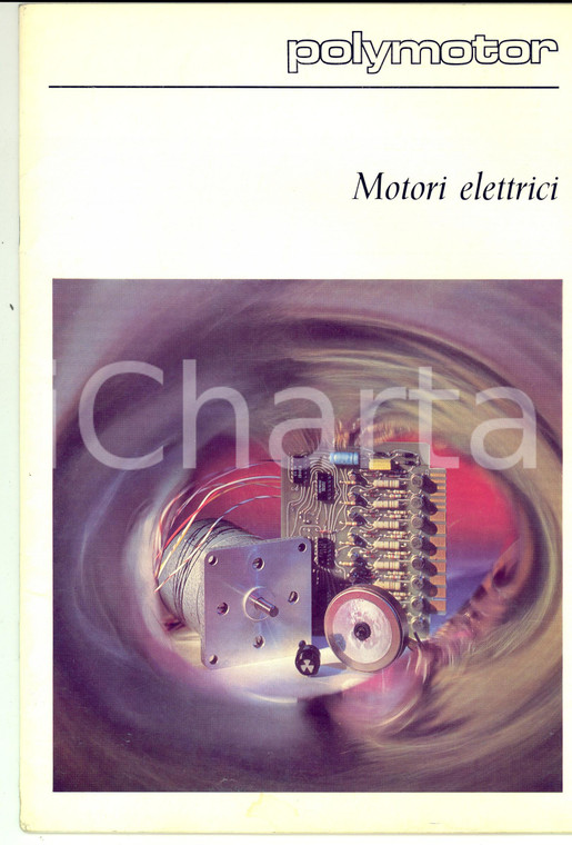 1980 ca MILANO POLYMOTOR Motori elettrici - Pubblicazione ILLUSTRATA 32 pp.