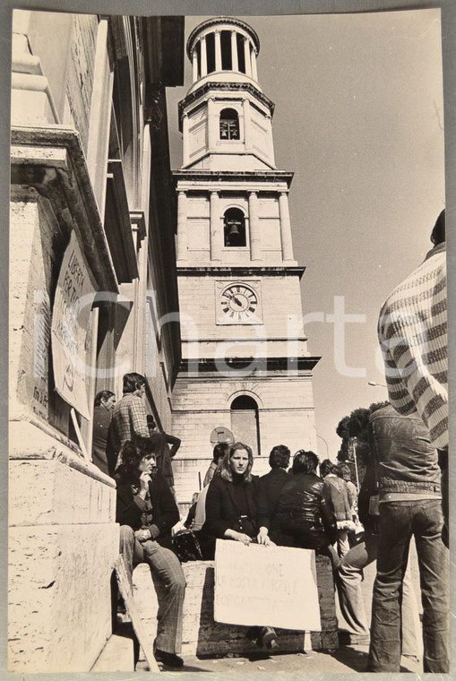 1974 ROMA PCI Manifestazione di lotta per la casa *Foto reportage 20x30 cm