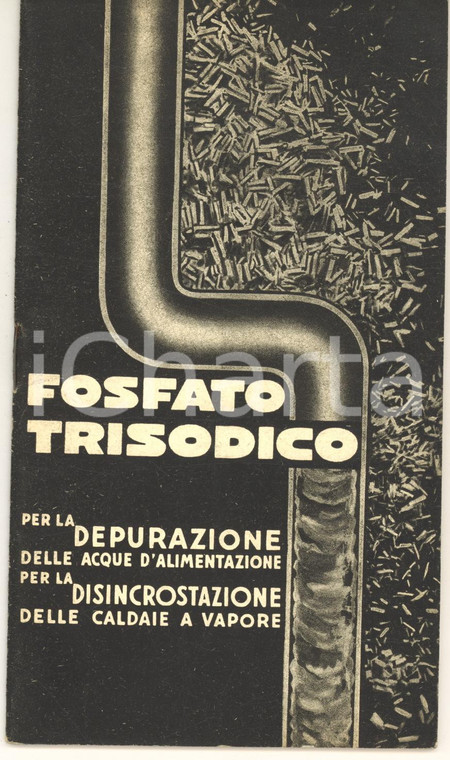 1935 MILANO Società MONTECATINI Fosfato trisodico per depurazione *Libretto