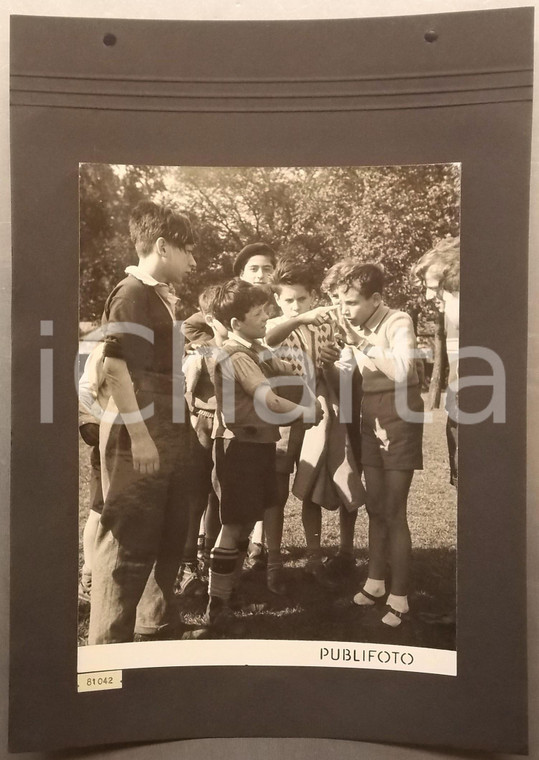 1950 EDINBURGH Giochi tra i bambini del coro del TEATRO ALLA SCALA - Foto 25x35