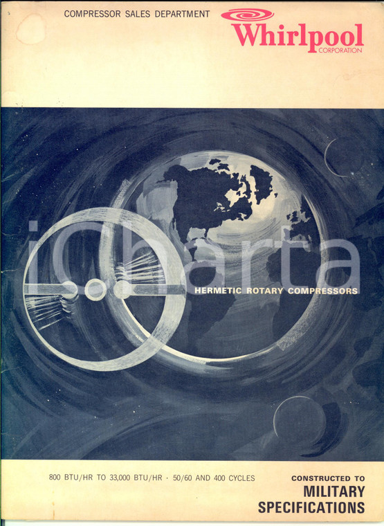 1970 ca WHIRLPOOL Corporation -  Hermetic rotary compressors *Catalogue