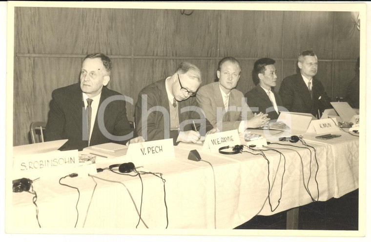 1962 Conferenza di GOSLAR Oratori alla seduta inaugurale *Foto cartolina