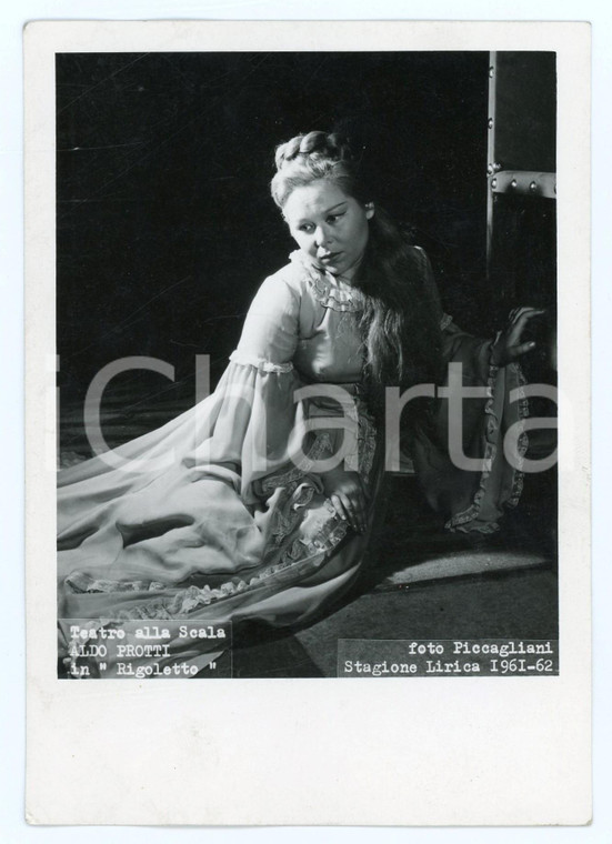 1961-62 MILANO Teatro alla SCALA Rigoletto *Foto seriale PICCAGLIANI