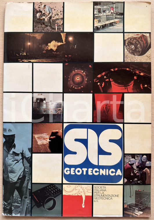 1970 ca SEGRATE SIS GEOTECNICA Fascicolo pubblicitario con schede ILLUSTRATO