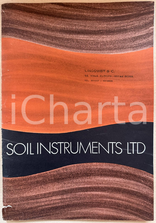 1980 ca LONDON SOIL INSTRUMENTS Ltd - Catalogo ILLUSTRATO 8 pp.