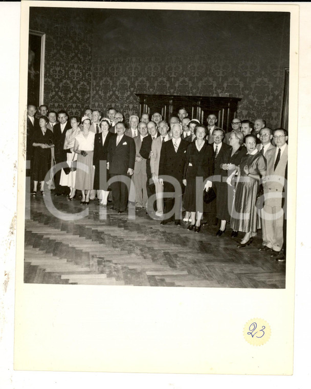 1960 ca ROMA CAMPIDOGLIO Membri commissione UNESCO ricevuti dal sindaco *Foto