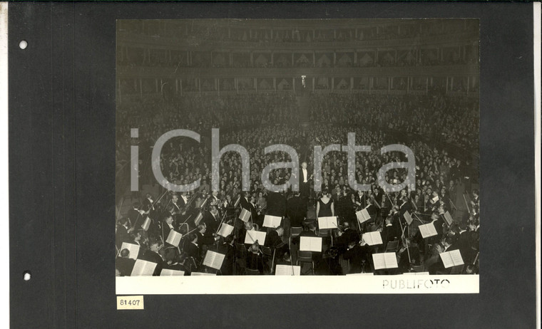1950 LONDON Tournée TEATRO ALLA SCALA Victor DE SABATA dirige l'orchestra *Foto