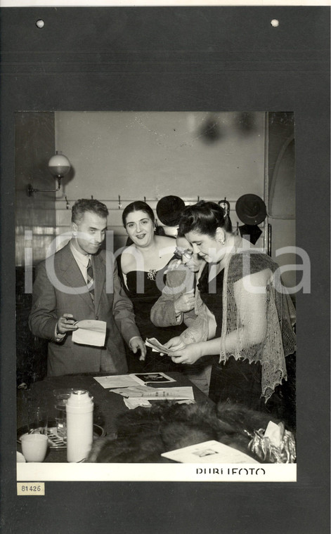 1950 LONDON Tournée TEATRO SCALA Fedora BARBIERI Maria CANIGLIA dietro le quinte