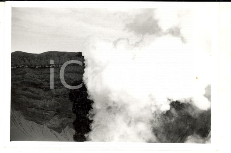 1958 KYUSHU (JAPAN) Il vulcano ASO in attività *Foto VINTAGE 12x8 cm