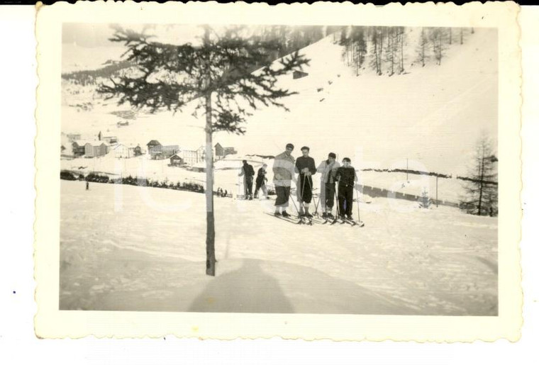 1936 PLAN/  SELVA DI VAL GARDENA Sciatori sulle piste *Foto VINTAGE 10x7