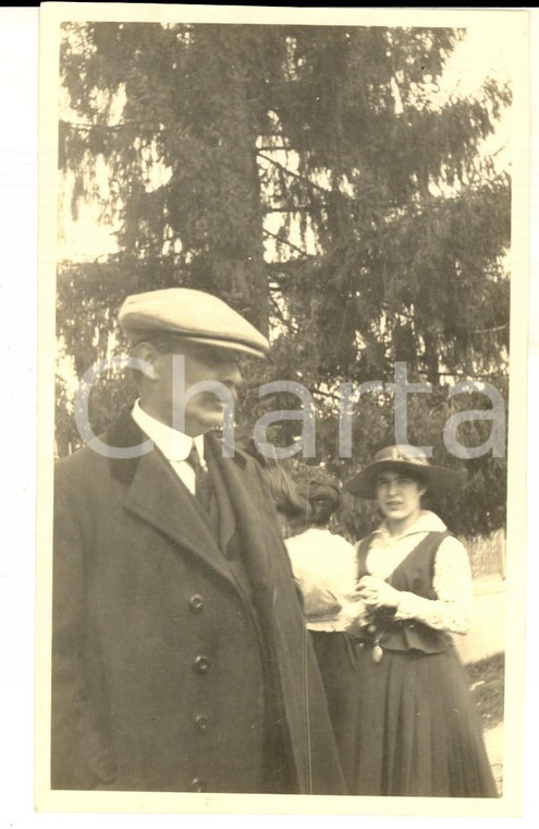 1917 CASTELLETTO TICINO Ritratto del prof. Serafino BELFANTI *Foto 10x14