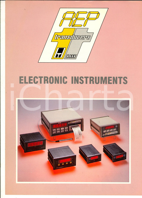 1980 ca MODENA Ditta AEP TRANSDUCERS Electronic instruments *Pubblicitario