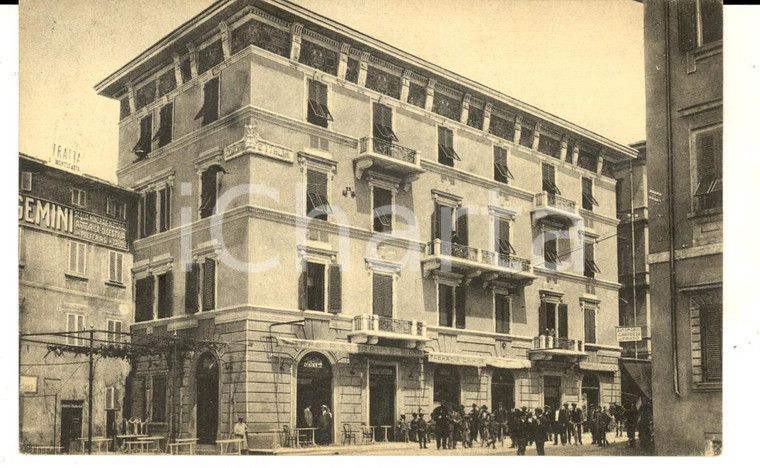 1921 BAGNI DI MONTECATINI Grand Hotel CORONA D'ITALIA - CALAMANDREI Cartolina FP