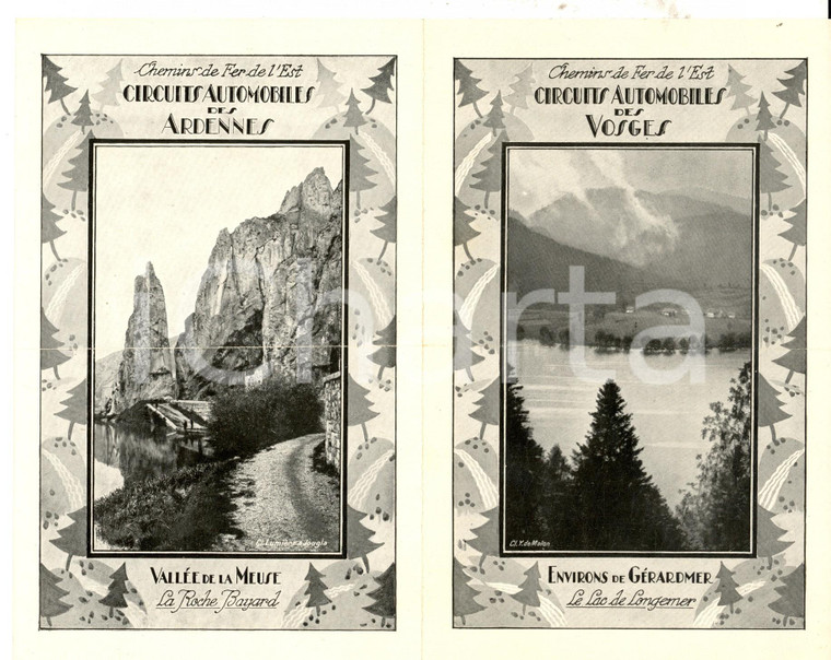 1910 ca FRANCE Chemins de fer de l'Est - ARDENNE et VOSGES *Brochure