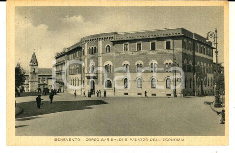 1947 BENEVENTO Corso GARIBALDI e Palazzo dell'ECONOMIA *ANIMATA FP VG