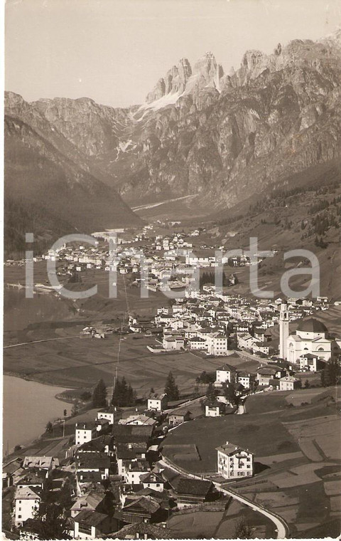 1946 AURONZO DI CADORE (BL) Panorama con Tre Cime di Lavaredo *Cartolina FP VG