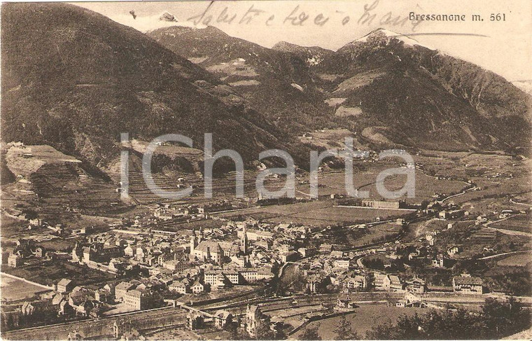 1947 BRESSANONE (BZ ) Panorama della città *Cartolina FP VG