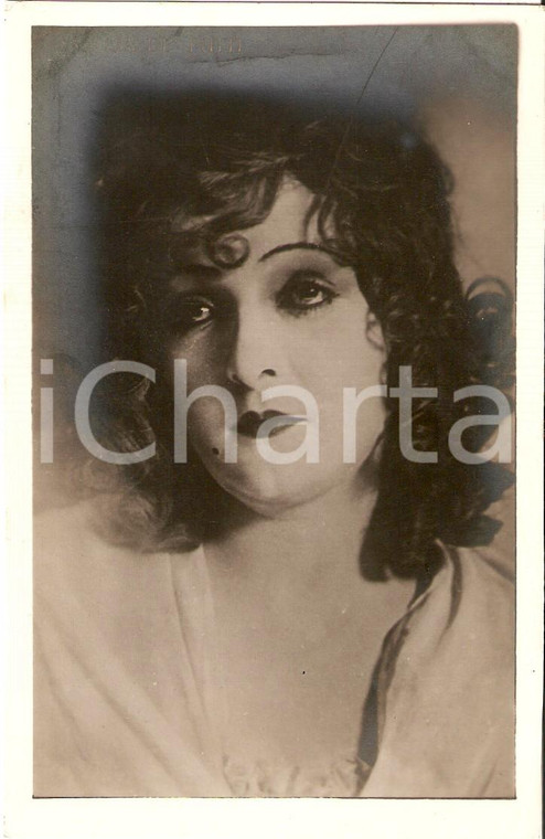 1930 ca CINEMA Actress Lya DE PUTTI Portrait Cartolina FP NV