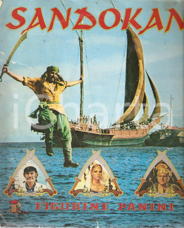 1976 SANDOKAN Album figurine PANINI Completo al 60% *DANNEGGIATO LEGGI BENE