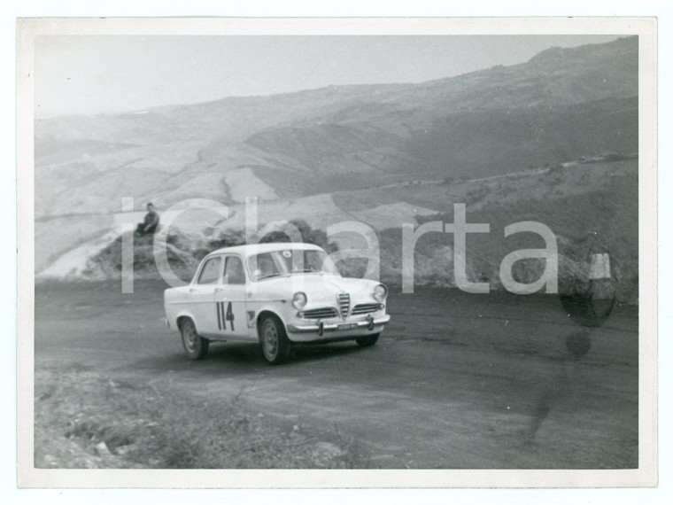 1961 1° Rally CHIANCIANO TERME Alfa Romeo Giulietta JOLLY CLUB *Foto