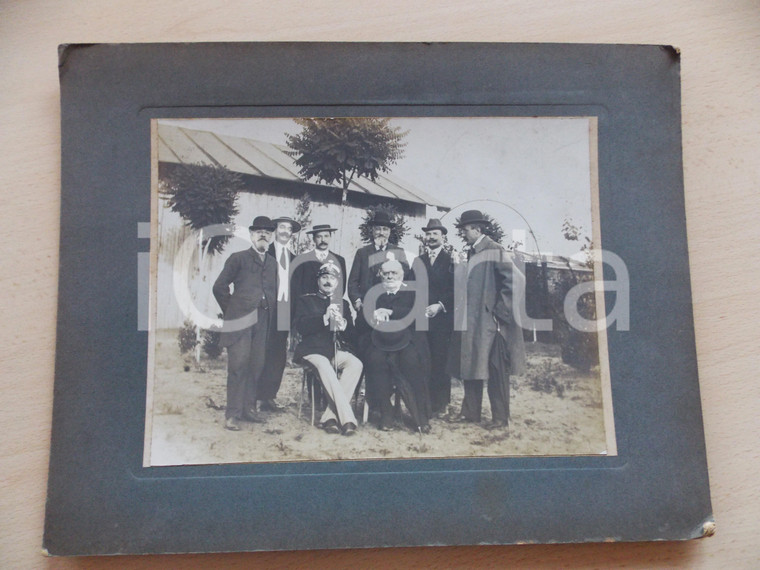 1920 ca PADOVA Ritratto di società accademica con ufficiale REGIO ESERCITO *Foto