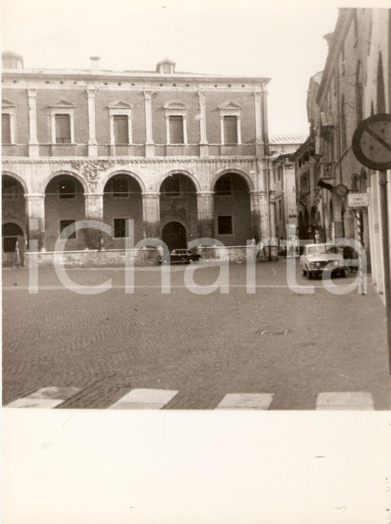 1975 ca PADOVA Auto parcheggiate nel centro storico *Foto 17x23 cm