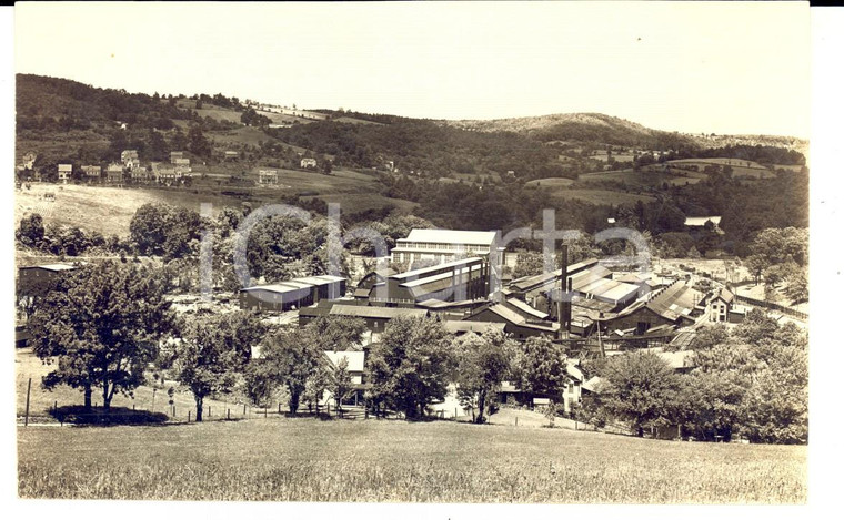 1940 ca USA LANDSCAPES A factory in a village *Real photo postcard RPPC VINTAGE