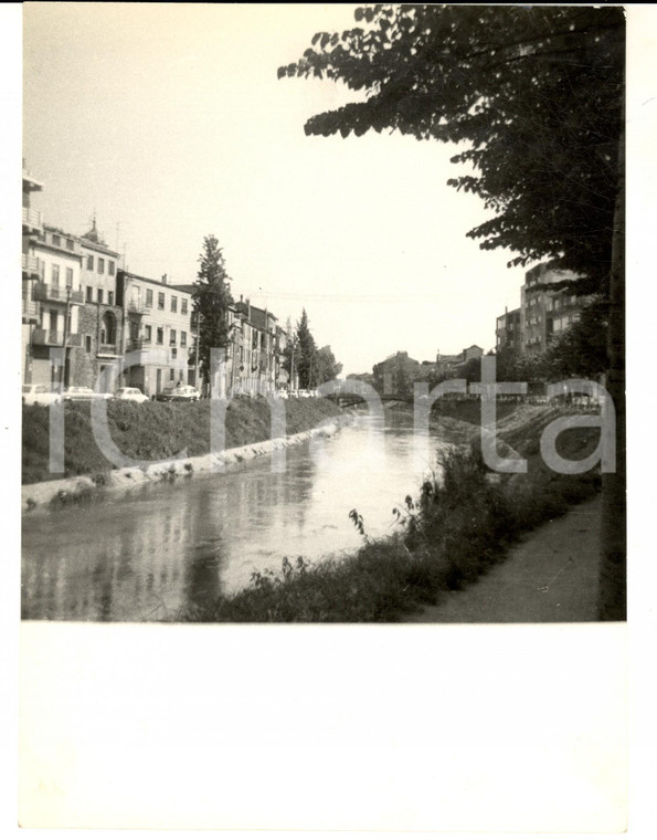 1970 ca PADOVA Veduta lungo il fiume BRENTA *Fotografia ARTISTICA 18x24 cm