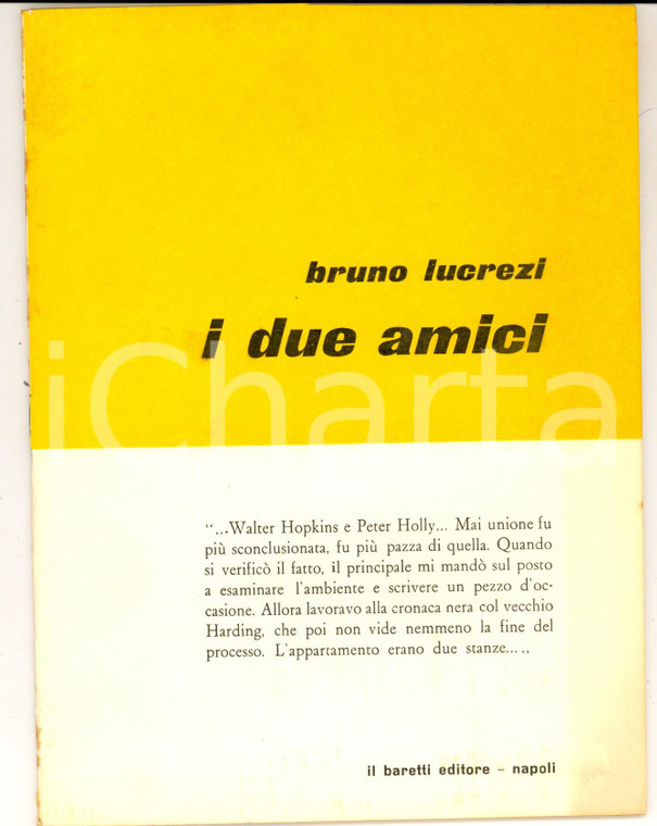 1964 Bruno LUCREZI I due amici *Editore IL BARETTI NAPOLI pp. 34