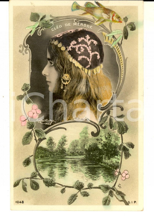 1907 FRANCE DANZA - BALLET Cléo de MERODE - Carte postale VINTAGE FP VG
