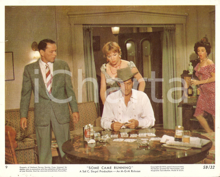 1958 SOME CAME RUNNING Frank SINATRA Dean MARTIN Shirley MacLAINE *Foto seriale